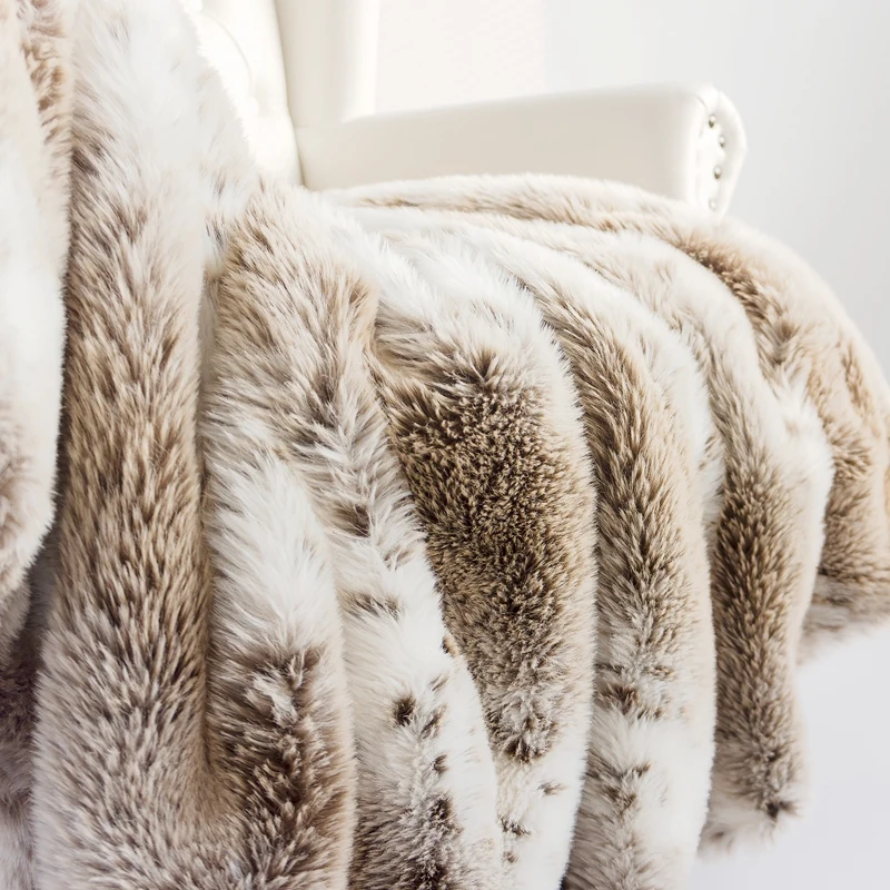 Одеяло из искусственного меха искусственное одеяло для кровати двойные плюшевые