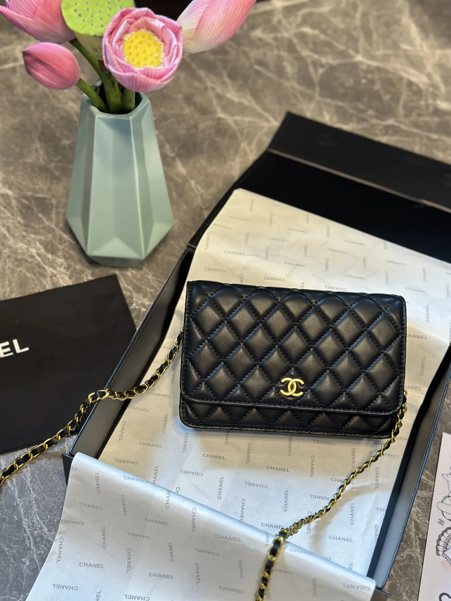 Сумки Chanel Totes Cope 1:1 2024 Новая женская сумка-кошелек через плечо Модная сумка-шоппер