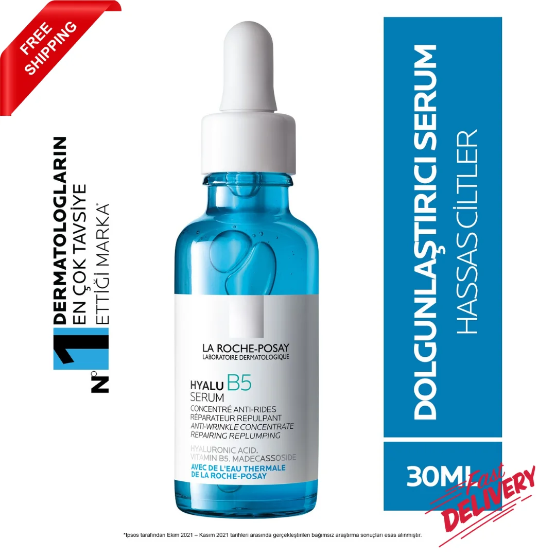 La Roche Posay Hyalu B5 Skin Serum Hyaluronic Acid and Vitamin Moistening and Retrofit with B5 30 ml