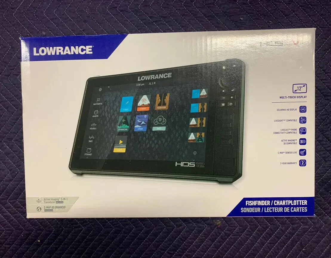 

Lowrance HDS 12 LIVE Active Imaging 3-in-1 Transom Mount C-Map Pro 000-14428-001