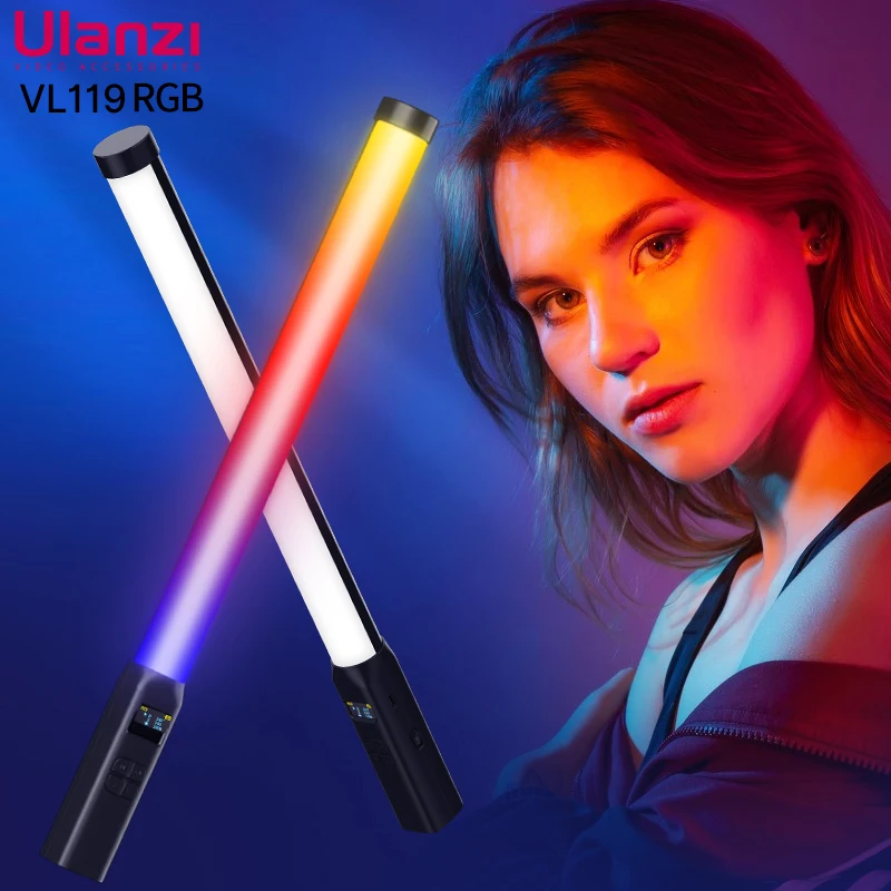 Ручной Светильник Ulanzi VL119 с RGB-палочкой светодиодный светильник для видеосъемки