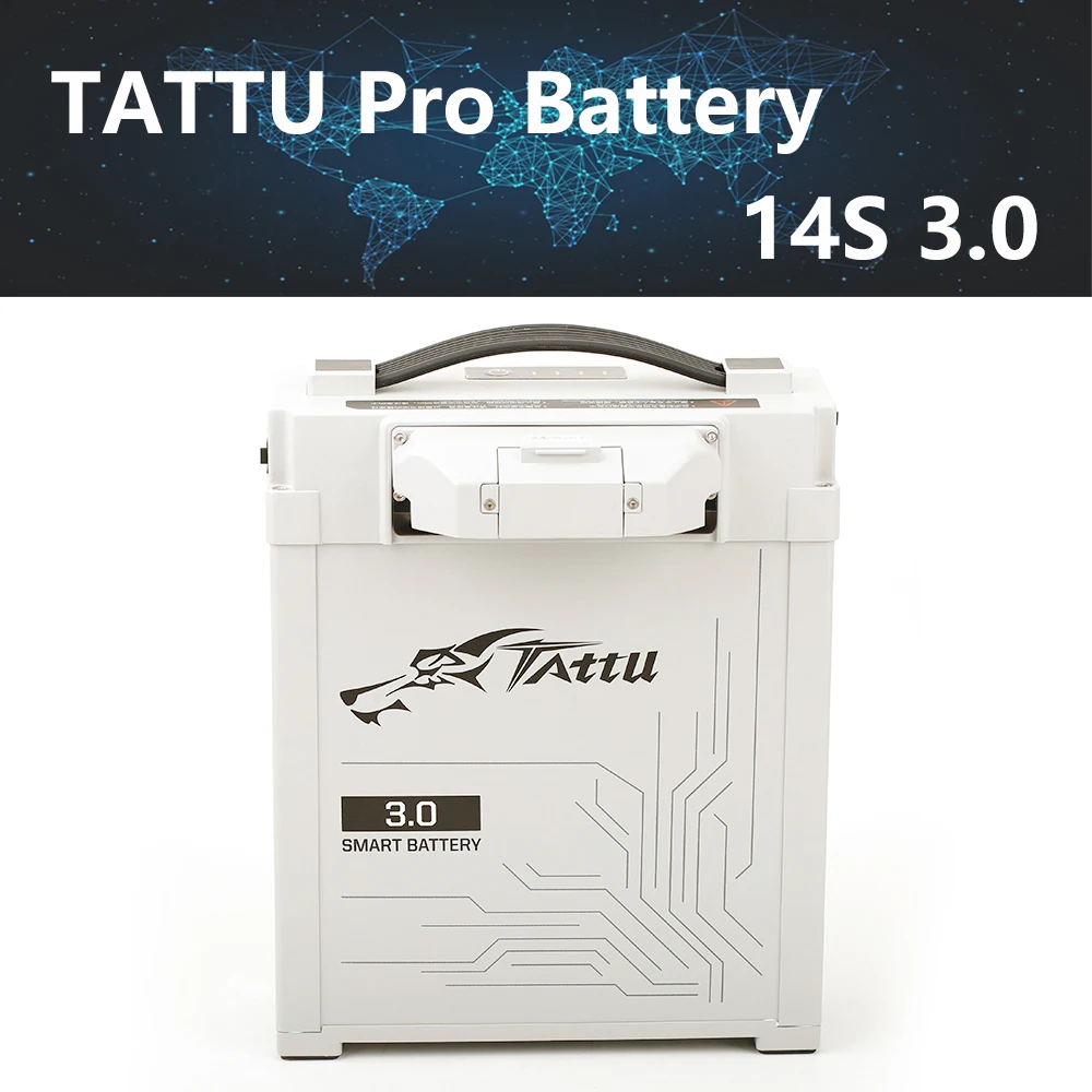 

NEW 2021 TATTU PRO 3.0 19000mAh 22000mah 25000mAh 28000mAh 25C 58.8V 14S Smart Battery Lipo Battery with AS150U plug for Drone