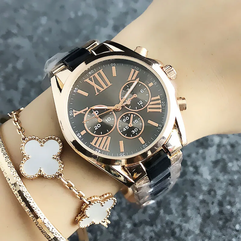 Brand Wrist Watches Women Girl Ladies Style Quartz Casual Steel Metal Band Clock m49