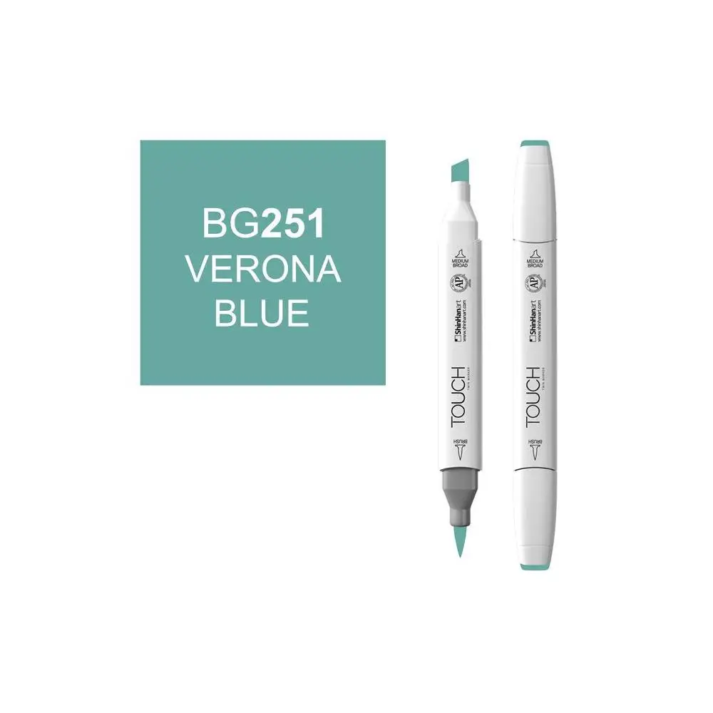 Touch Маркер Twin Brush 251 верона голубой BG251 SH-1210251 |