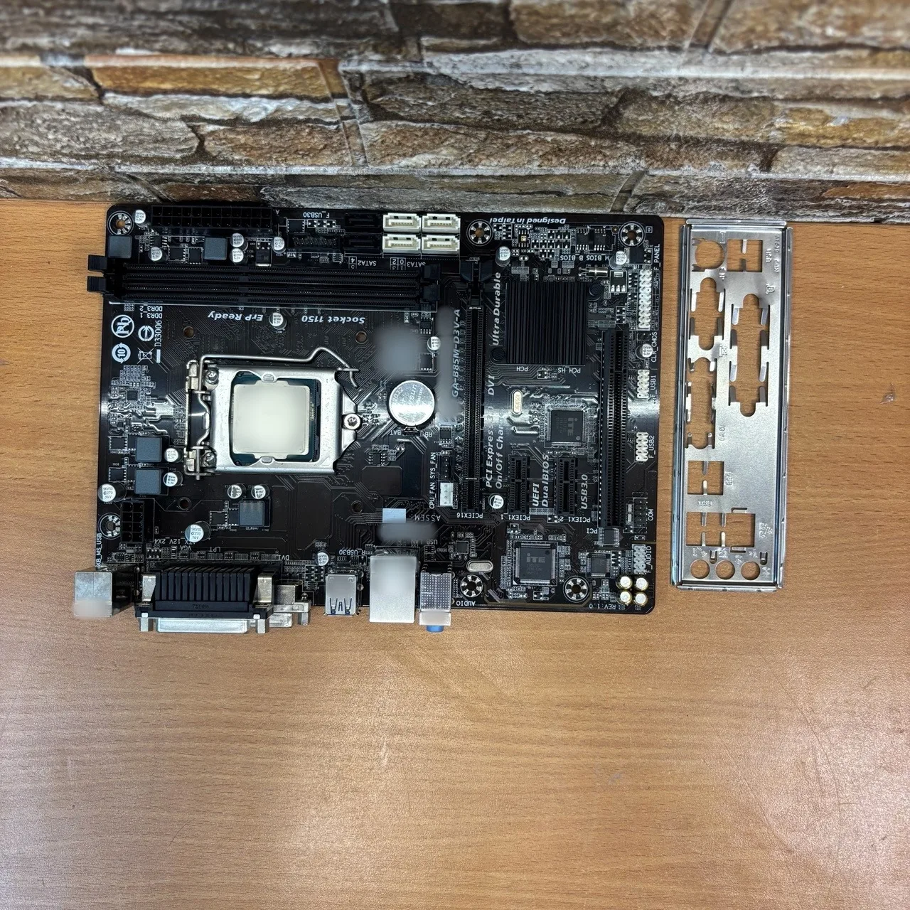 Материнская плата GA-B85M-D3V-A B85 + G3460 LGA 1150 DDR3, Б/У ...