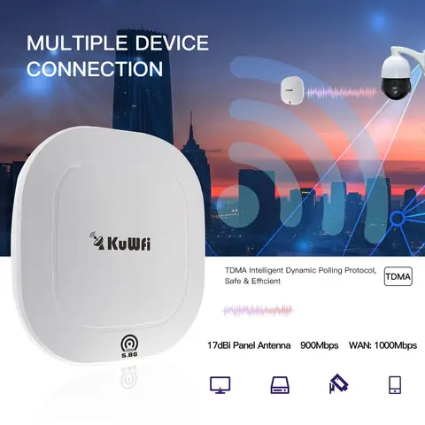 KuWFi 900Mbps беспроводной сетевой мост 5ГГц