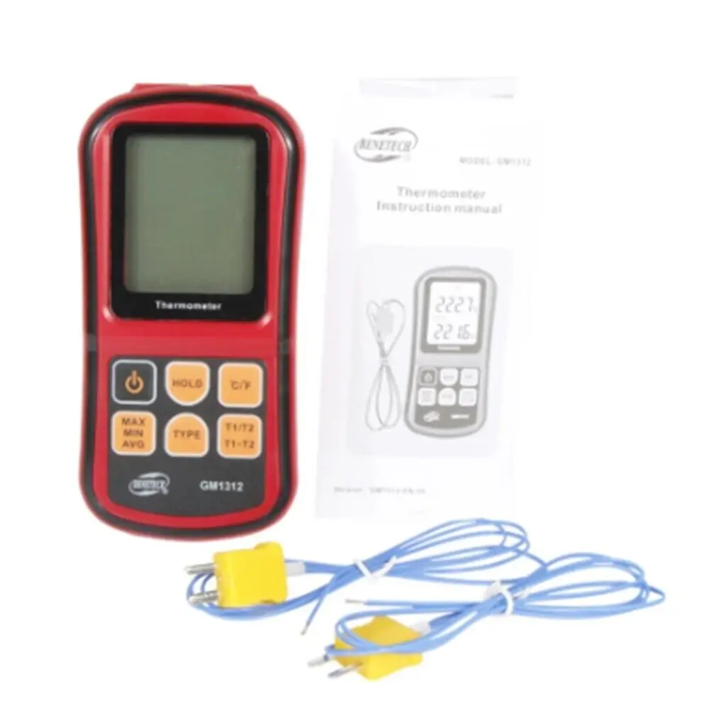 

Non Contact Infrared Thermometer Temperature Meter Tester Laser Pyrometer With Accuracy ±0.1%+0.6℃ Backlight Display For BBQ