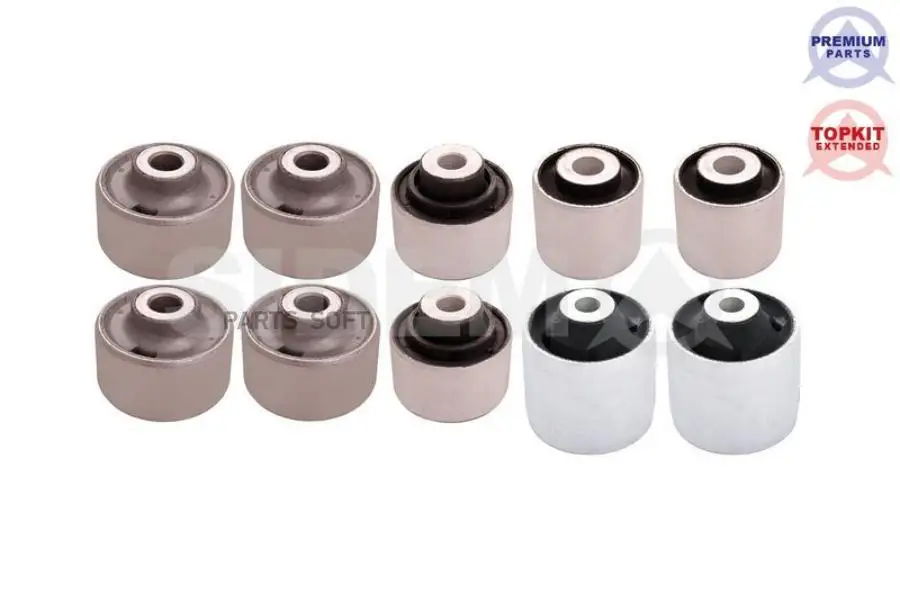 SIDEM 837641KIT комплект сайлентблоков (10 шт. 863618-4+837617-2+