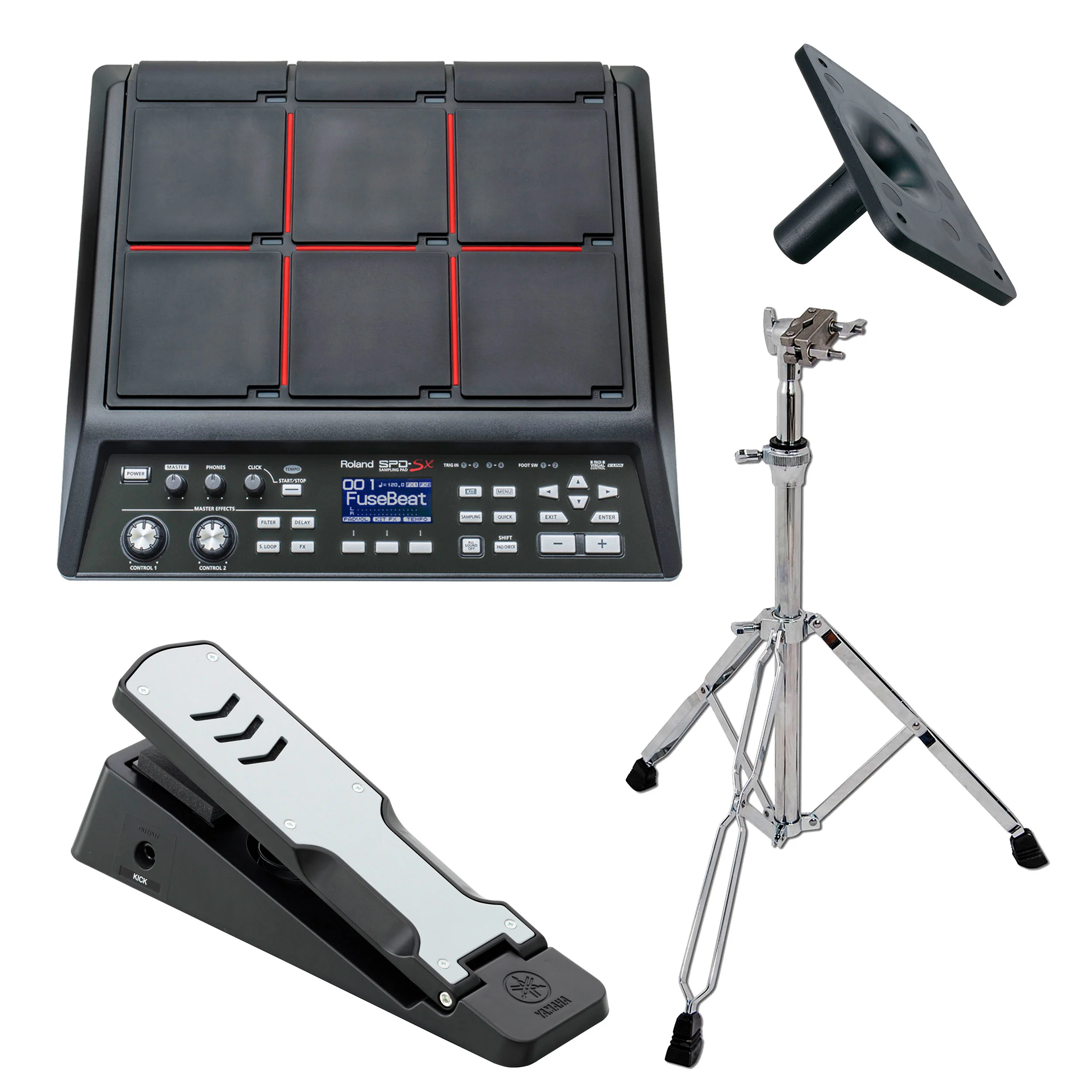 

100% Best Quality Buy 2 Get 1 Free ROLAND OCTAPAD SPD-30 Percussion Pad Mini COMPLETE Kit