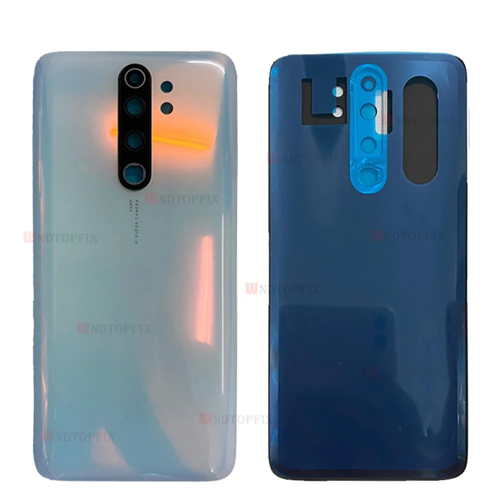 3D стекло для Xiaomi Redmi Note 8 Pro задняя крышка батарейного отсека заднее Крышка Корпус +