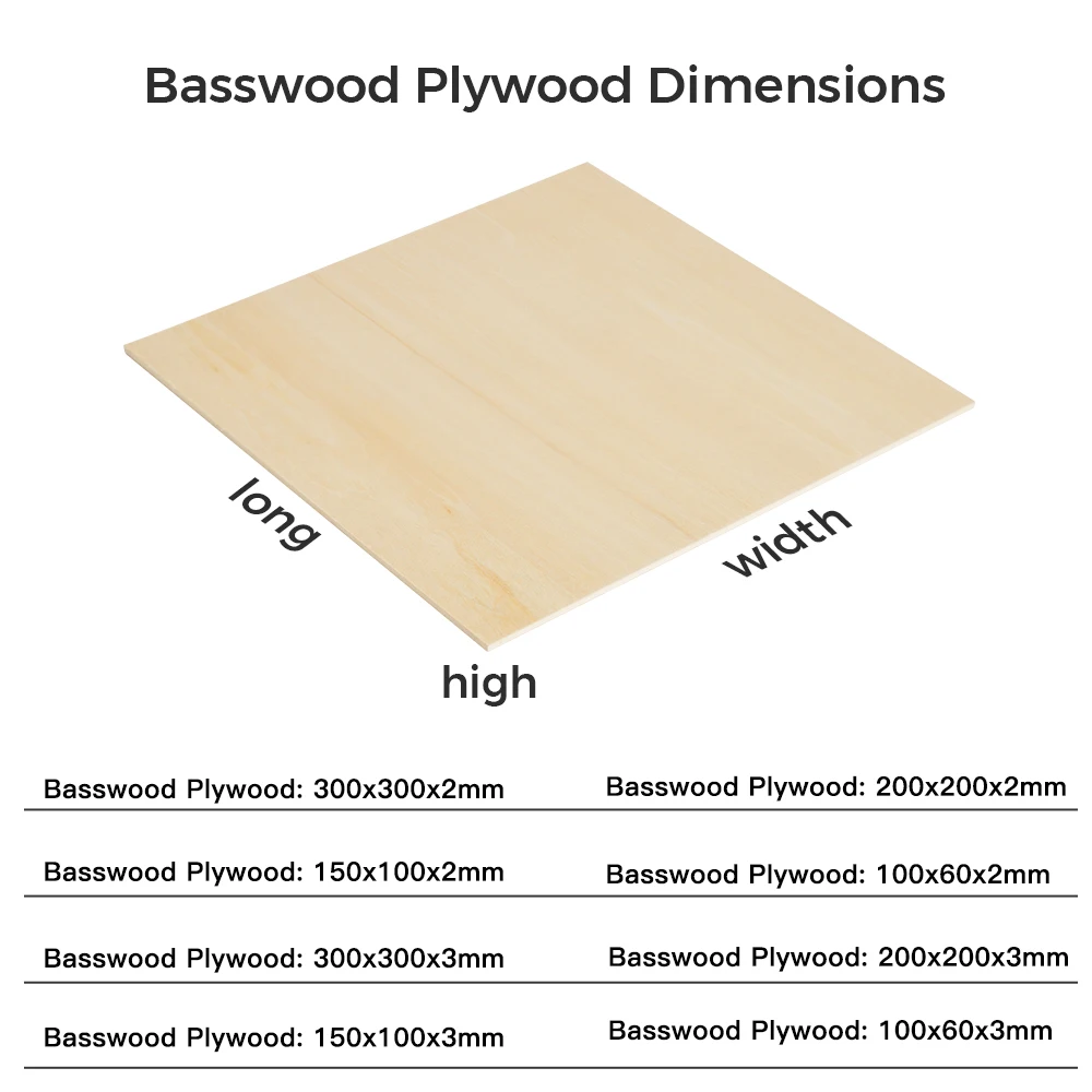 

Balsa Wood Sheets ply 250mm long 100mm wide 0.75/1/1.5/2/2.5/3/4/5/6/7/8/9/10mm thick 10 pcs/lot for RC plane boat model DIY