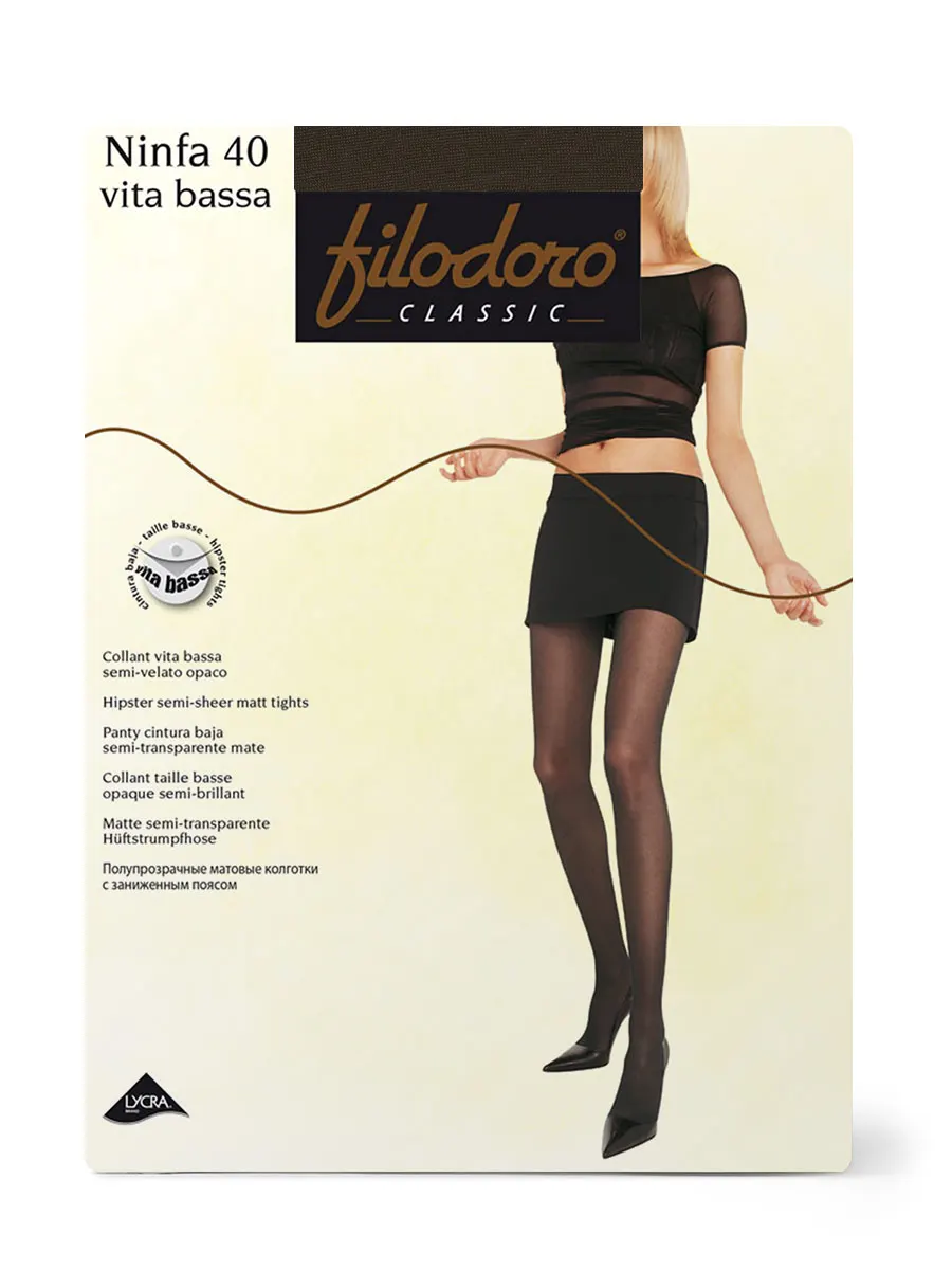 Фото Колготки женские Filodoro Classic NINFA 40 Vita Bassa №2