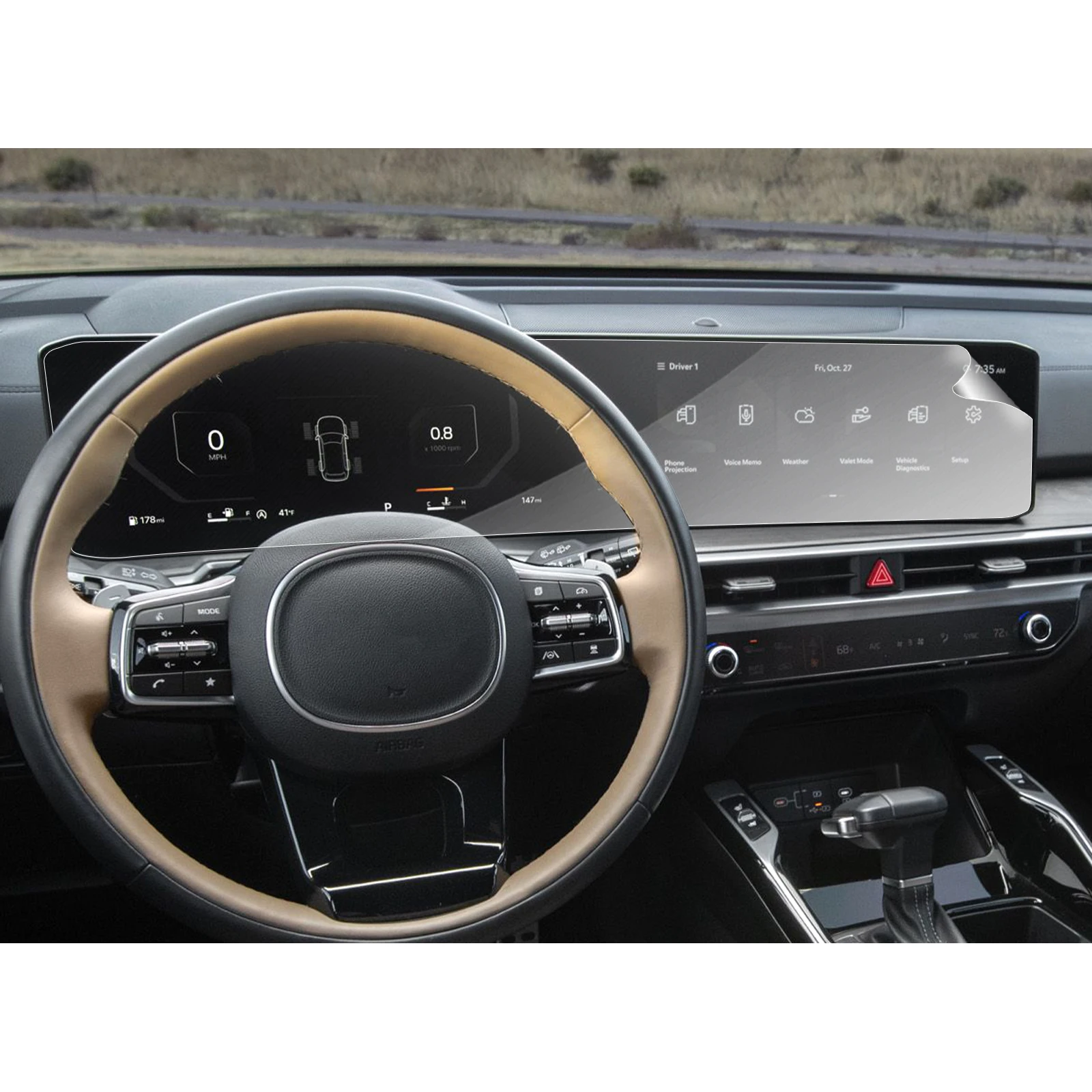 

LFOTPP Nano Screen Protector для Kia Sorento 2024 Автомобиль Мультимедиа Радио Дисплей Авто Интерьер Kia Sorento Аксессуары 2024