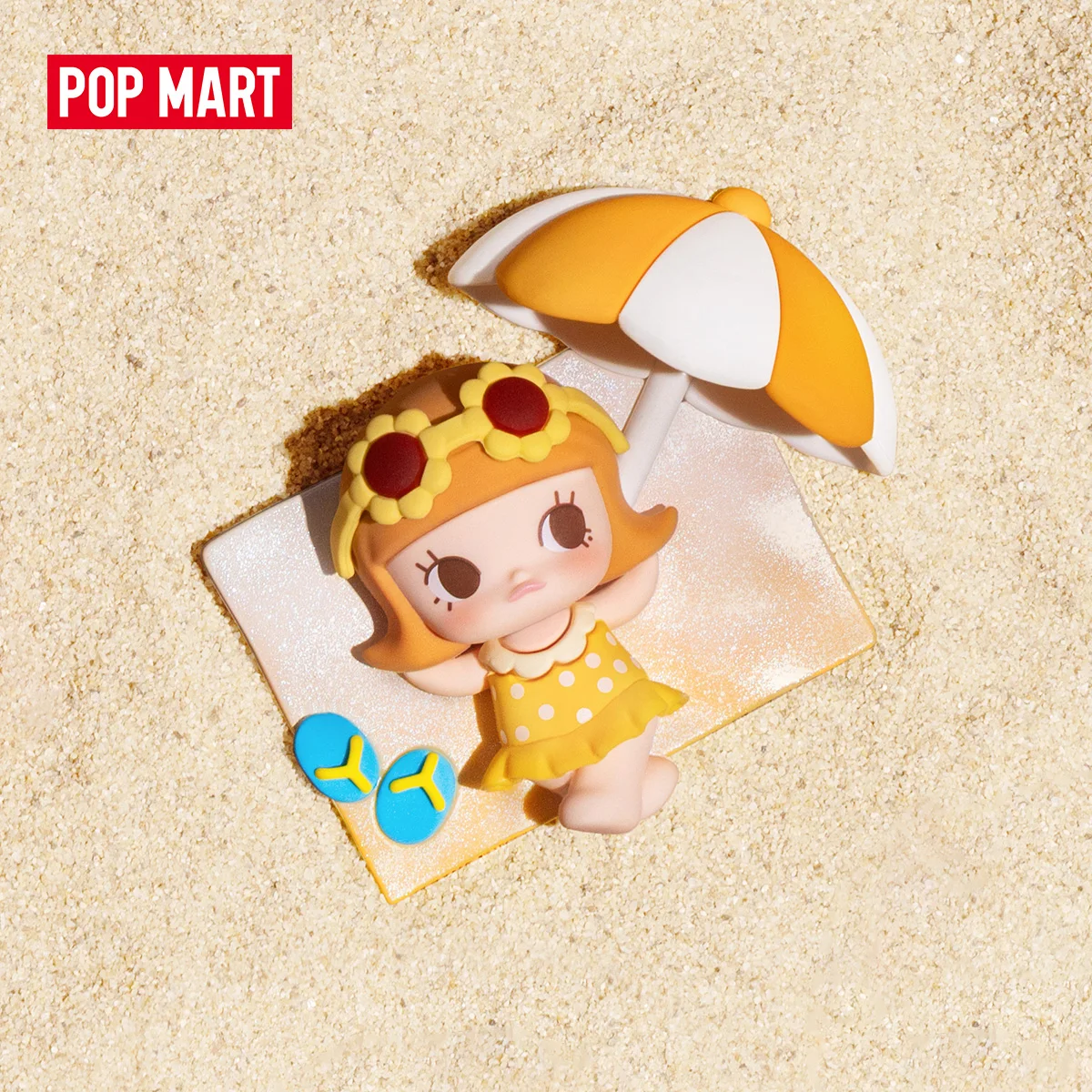 Фото 【EU】POP MART POP BEAN Island Vacation Series Магнит на холодильник 1 шт./6 шт. Фигурка из серии Blind Box №2