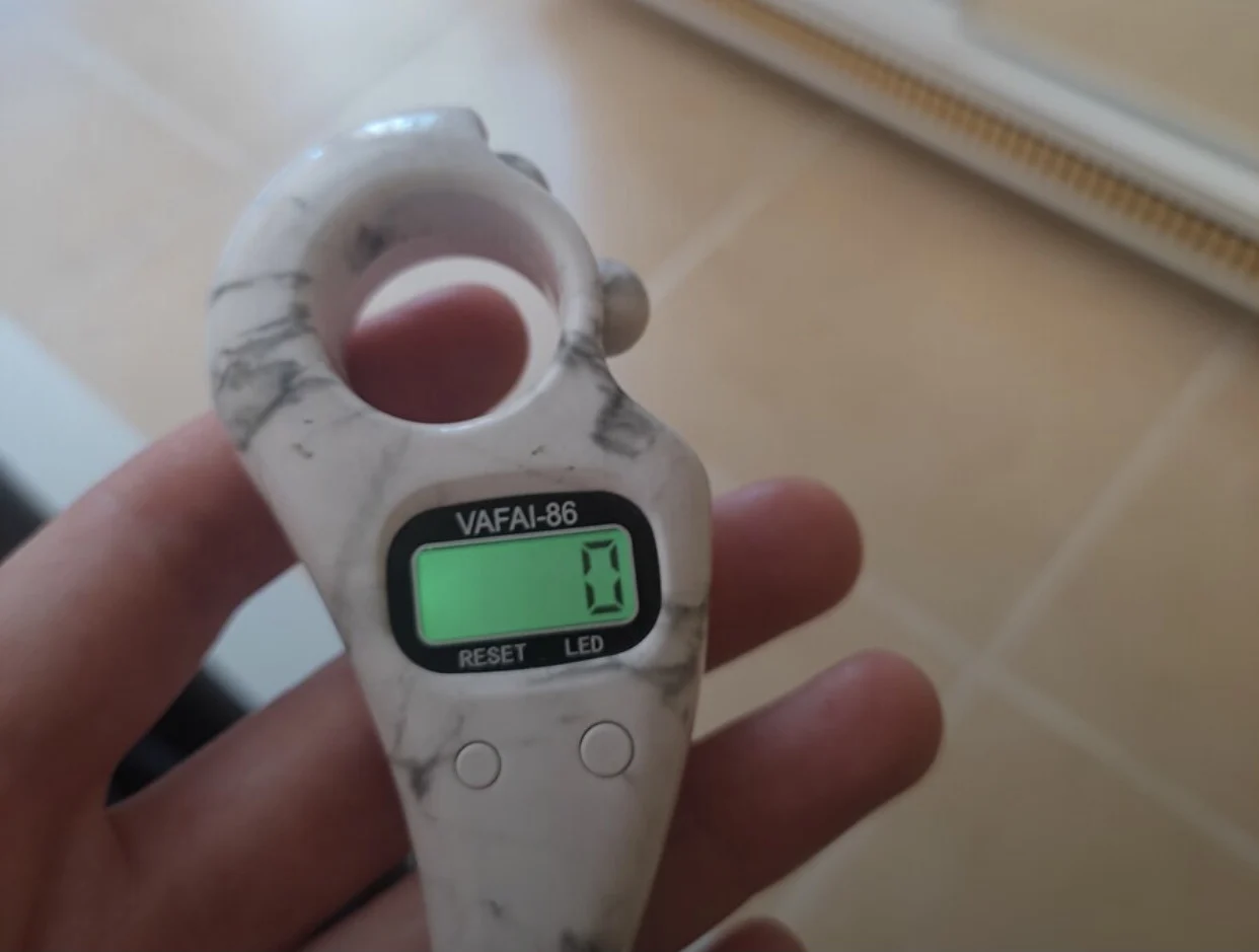 Beads Led Backlight Zikirmatik, Gift Jewelry Accessories Turkish Handmade Rosary Zikirmatik Təsbeh