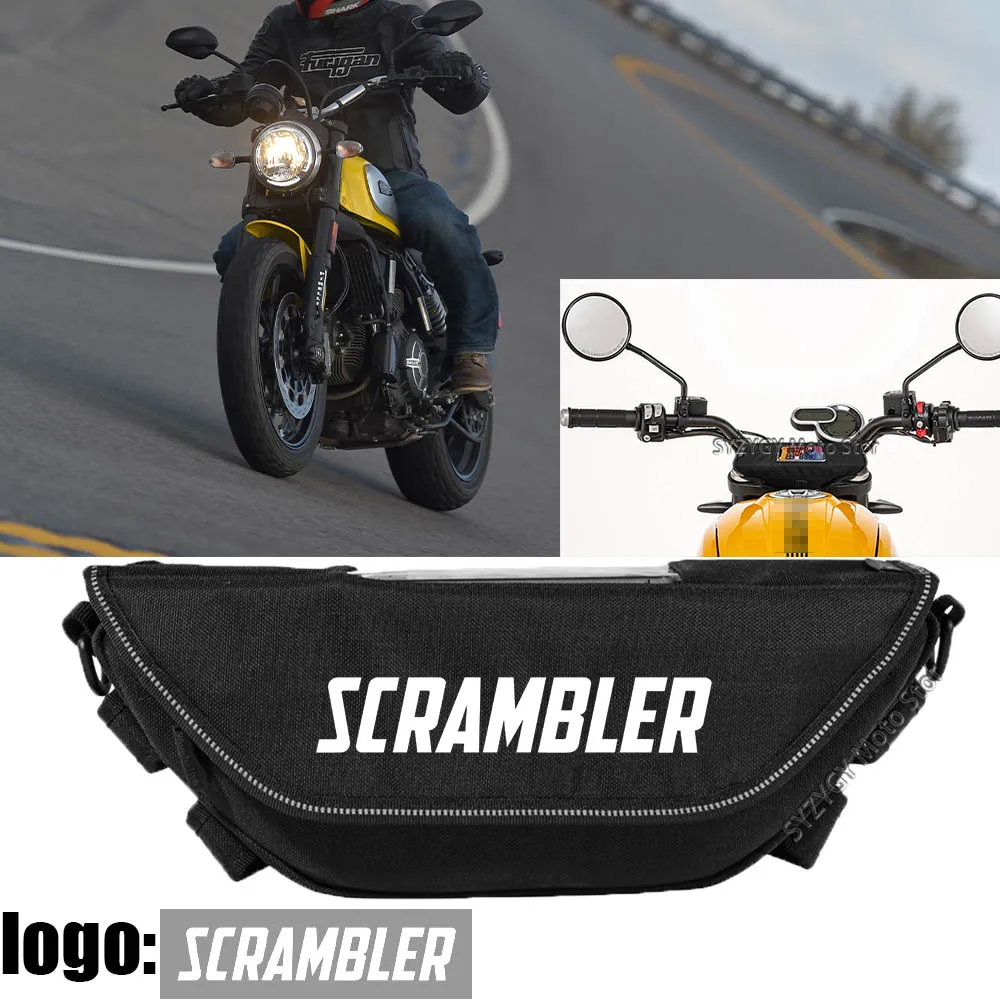 

For Ducati Scrambler Desert x tires Motorcycle accessories tools bag Waterproof And Dustproof Convenient travel handlebar bag