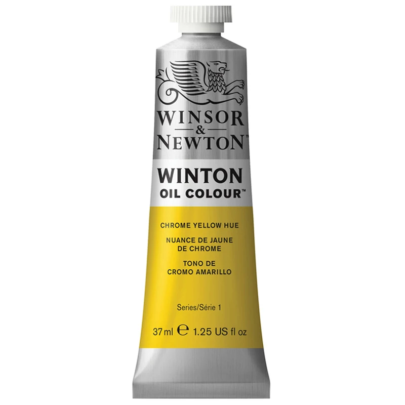 Краска масляная Winsor&ampNewton &quotWinton" 37мл желтый хром