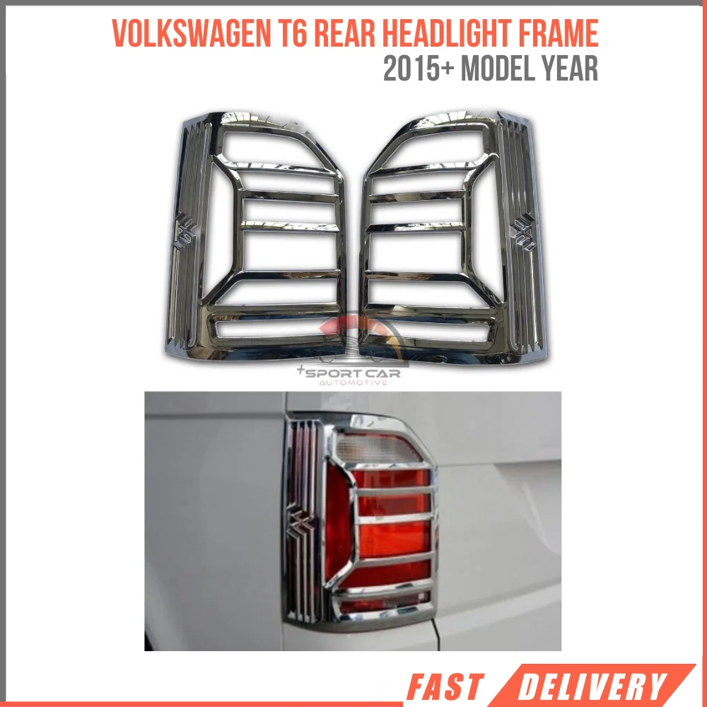

Carrier Chrome stop frame for the Volkswagen VW T6 2 pcs. Abdominal muscles. 2015 and up. A + quality modified leash