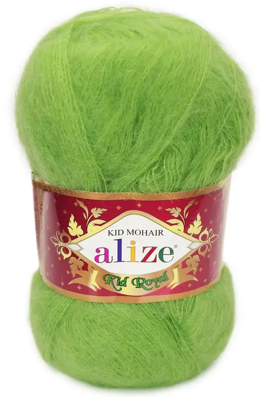 Пряжа Alize Kid Mohair Royal 50 детская свитер плед шапка сделай сам вязание спицами крючок