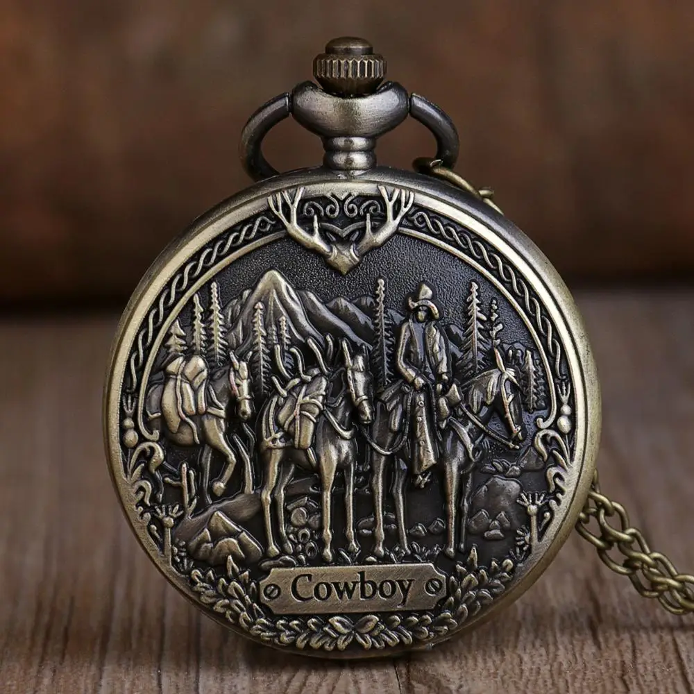 

Vintage Steampunk Pocket Watch Men's Collection Military Quartz Pocket Fob Watches Fashion Pendant Gifts with Chain