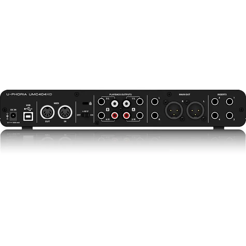 

2022 Прямая поставка Behringer U-Phoria UMC404HD USB аудио интерфейс