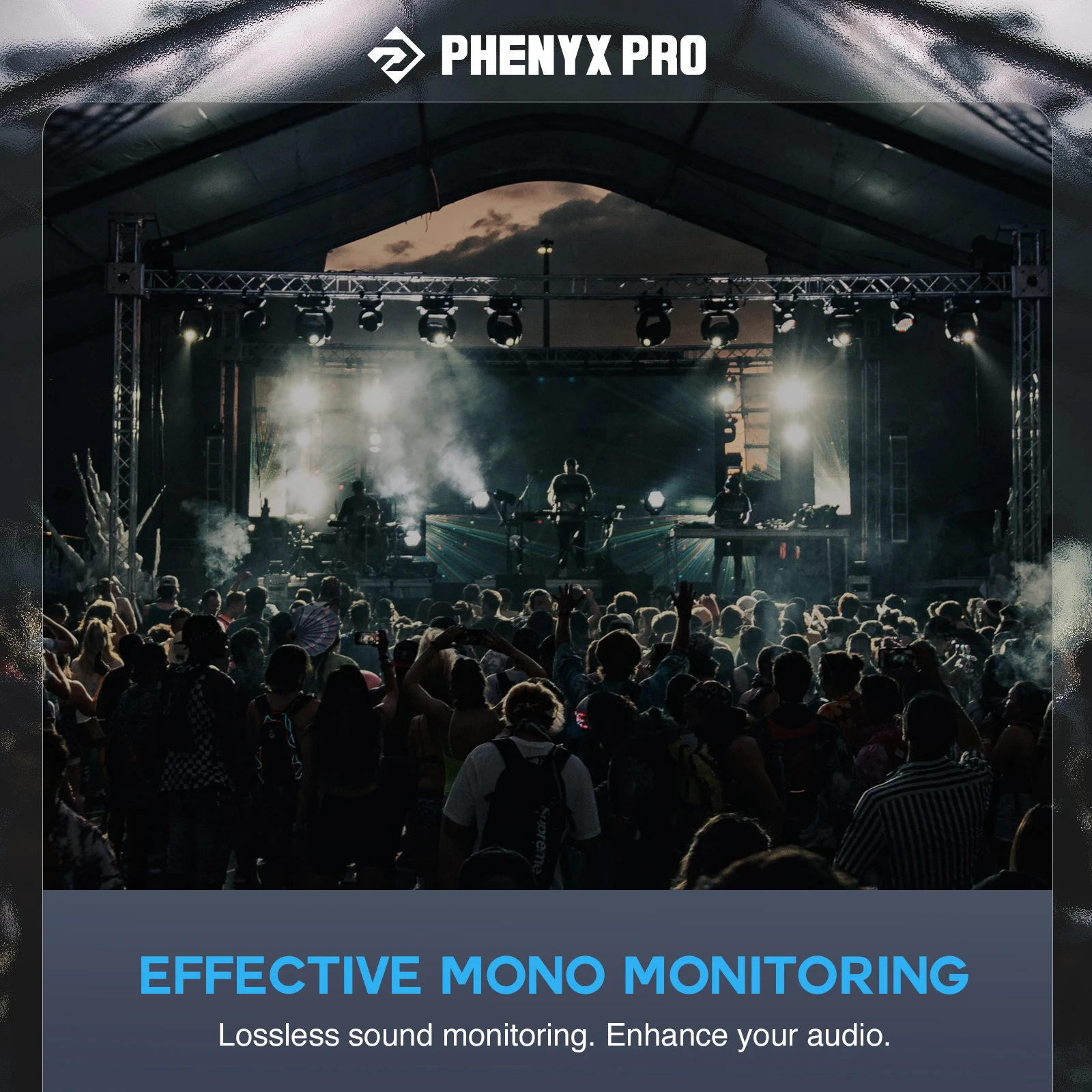 Беспроводная система Phenyx Pro PTM-22 UHF Mono Dual In Ear Monitor с набором креплений левый/правый