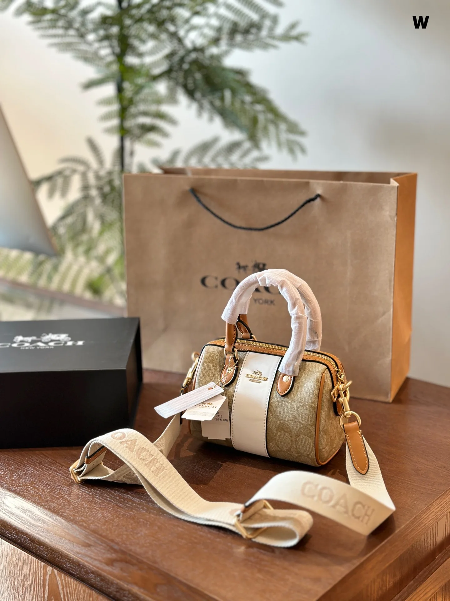 Сумки на плечо COACH Женская новая сумка высокое качество через Кожаная мода