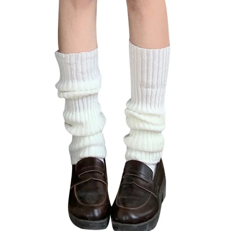 

WPNAKS Lolita Women Leg Warmers Autumn Winter Clothes y2k Accessories Japanese Leggings Harajuku Sweet Long Sock Female Stocking