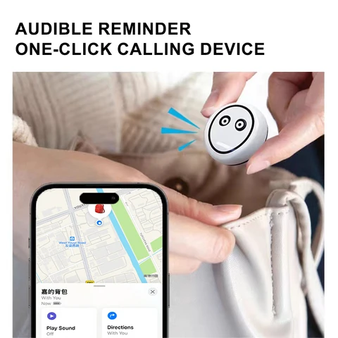 Мини-GPS-трекер с поддержкой Bluetooth, работает с Apple Find My APP, устройство напоминания о потере, персональный локатор для домашних животных, детей, поиск ключей