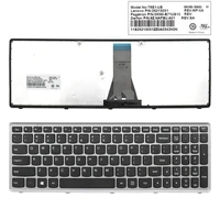 new us keyboard for lenovo ideapad flex 15 g500s s500 gray frame black