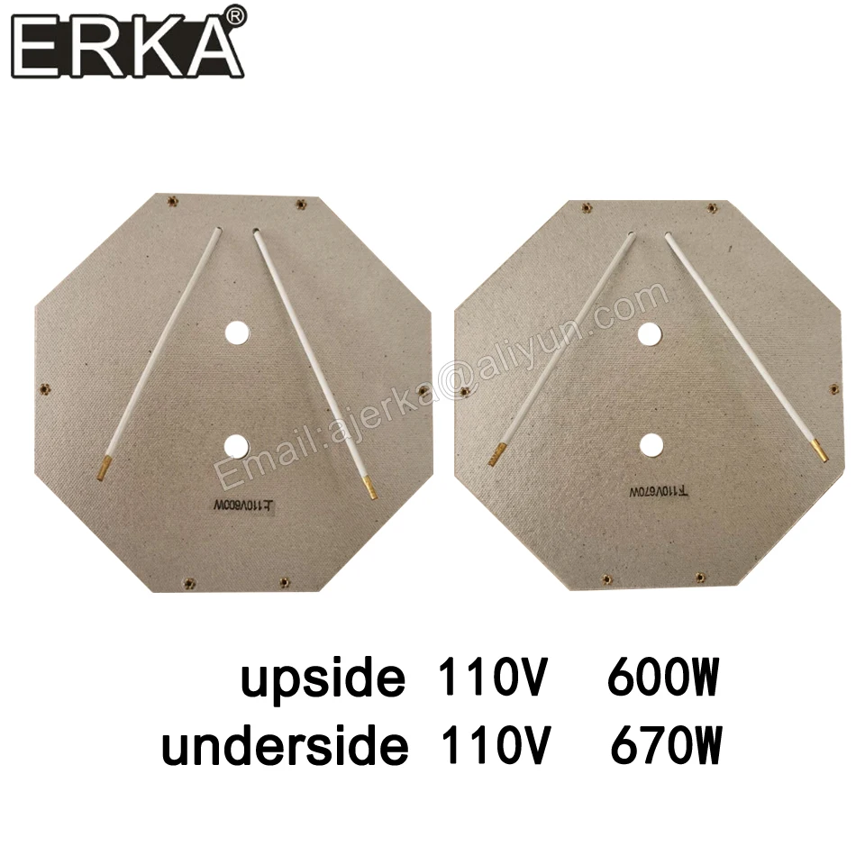 Машина для производства яичных вафель ERKA, горячая проволока, тарелки Абердин, аксессуары, нагревательный лист слюды, высокотемпературная нагревательная пластина 220 В 110 В FY-6