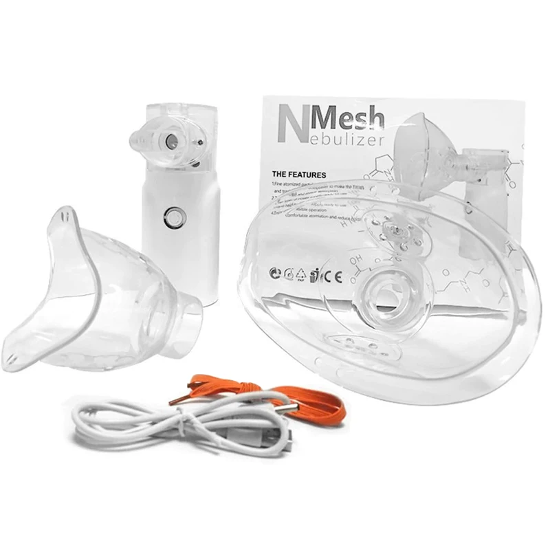 

Atomizer USB Portable Handheld Silent Piezo Nebulizer Adult Humidifier Mist Sprayer Facial Steamer Perfect For Home Office