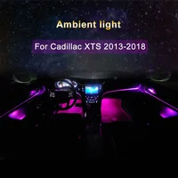 Car ambient light For Cadillac XTS 2013-2018 Interior Door Handle Decorative lighting 64-color Atmosphere lamp