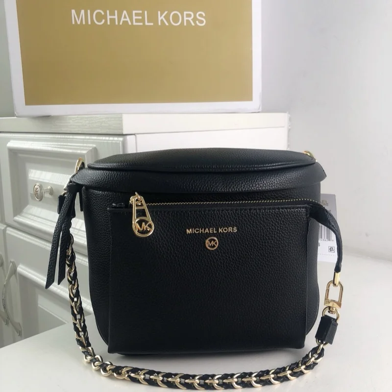 Фото Женская модная и повседневная сумка MICHAEL KORS премиум-класса через плечо, многофункциональная дорожная сумка с цепочкой MK №2