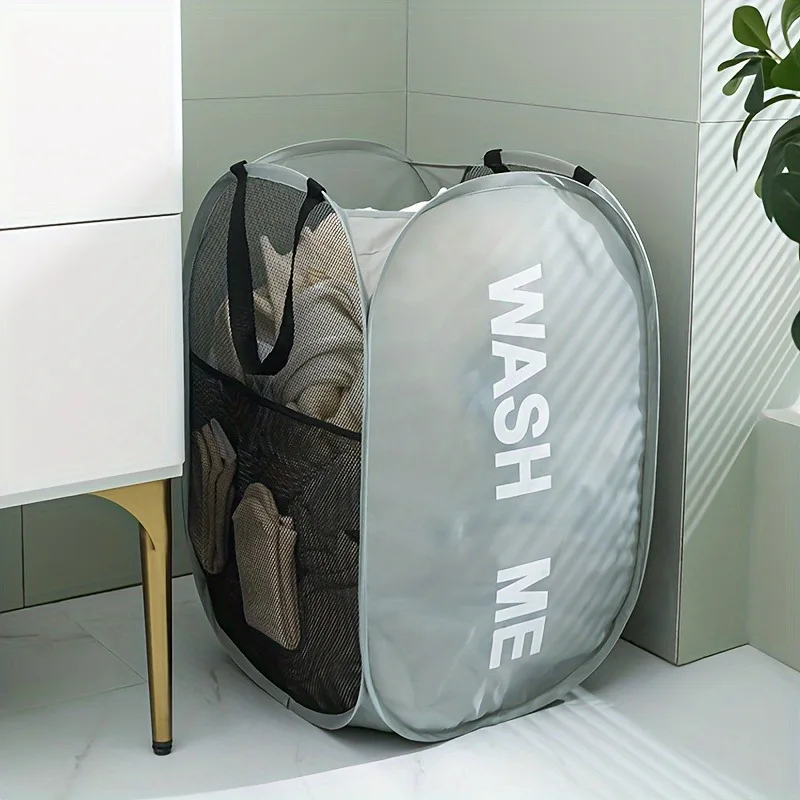 Портативная всплывающая сетчатая подставка с ручками легко открываемая