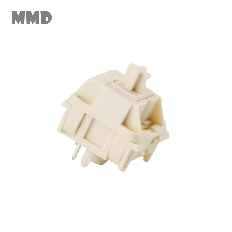 

MMD V2 Holy Panda Cream Keyboard Switches 3 5 Pin Linear Tactile Switch Mechanical Keyboard DIY Custom Hot Plug 45g/67g POM Axis