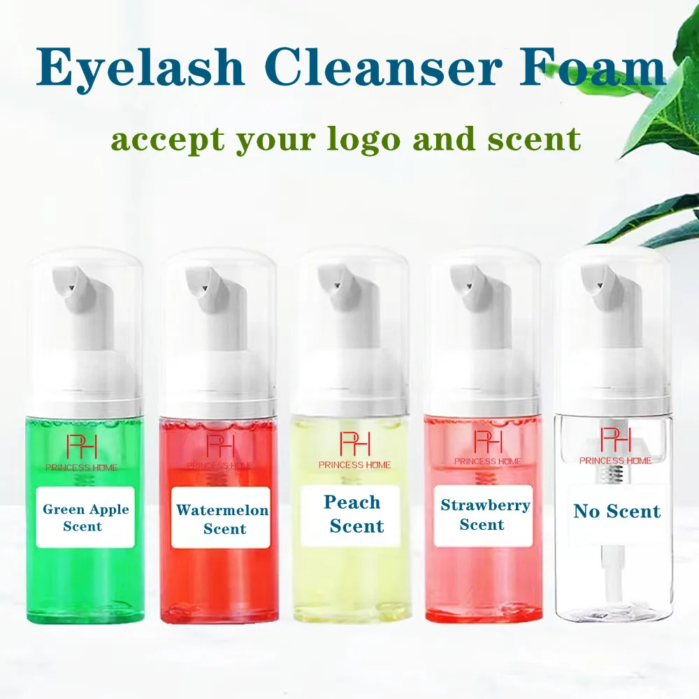 Manufacturers No tears Formula Lash Shampoo Eyelash Cleanser Foam Private Label Foam