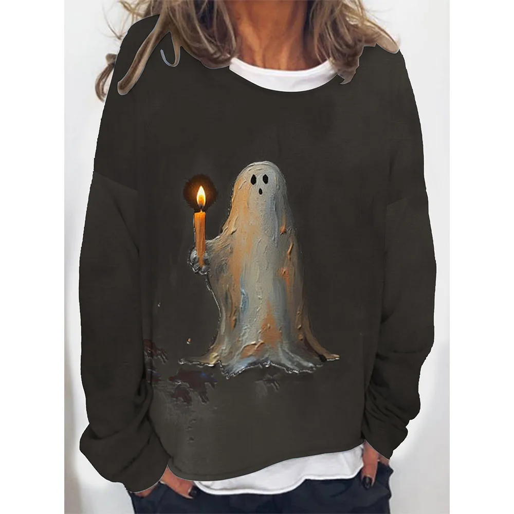Свитшот с длинным рукавом на Хэллоуин