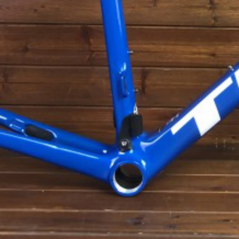 

【HOT SALE】Blue SLR Road Frame Bicycle Racing Disc Brake Frameset Bike Cycling Bicicletta Handlebar