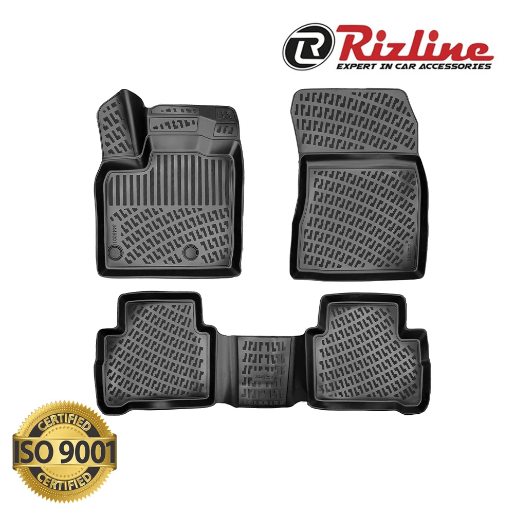 

Car Floor Mat For Nissan Qashqai After 2022 3D Black Waterproof Non-Slip Durable Nature Friendly Plastic Free