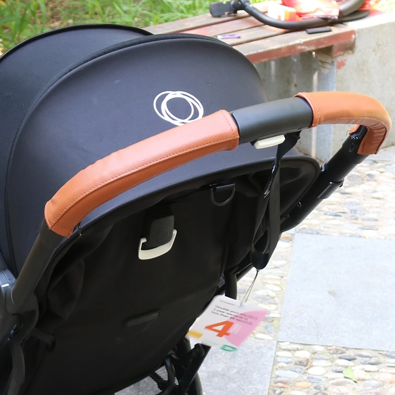 Фото Чехол для ручки детской коляски Bugaboo Butterfly Push Bar Pu защитный чехол для ручки кресла №5