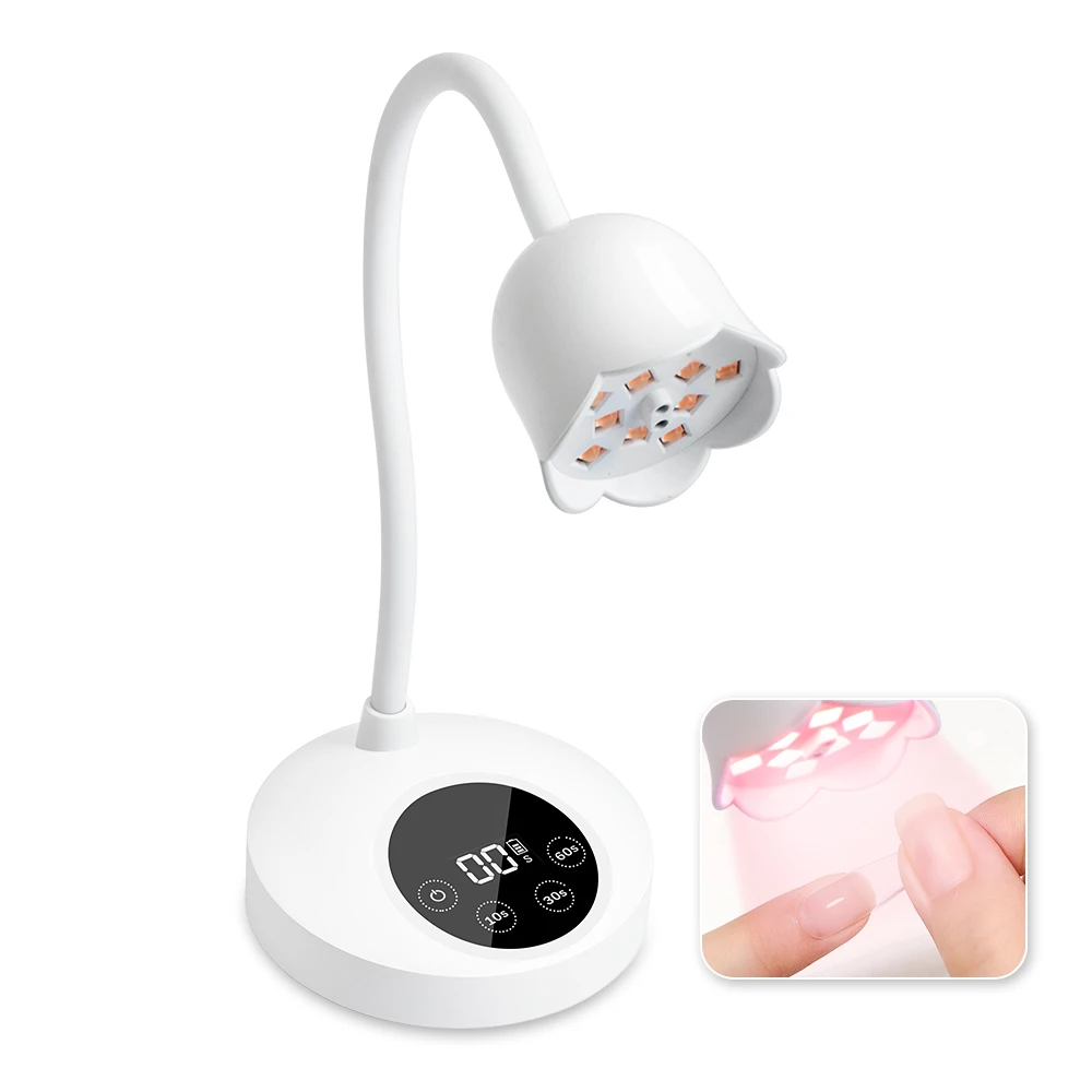 Перезаряжаемая мини-УФ-лампа для ногтей светодиодная УФ-лампа сушилка гель-лака 4