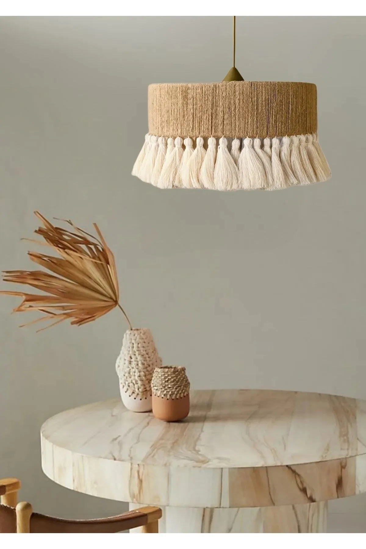 Деревенская богемная люстра Потолочная