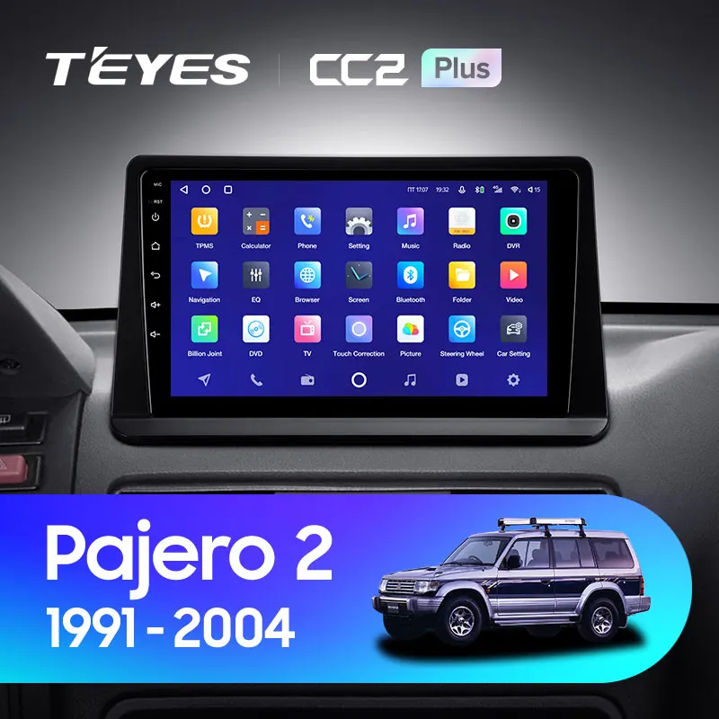 TEYES CC2L и CC2 Plus Штатная магнитола For Мицубиси Паджеро V30 V40 V20 Mitsubishi Pajero 2 1991 - 2004 до