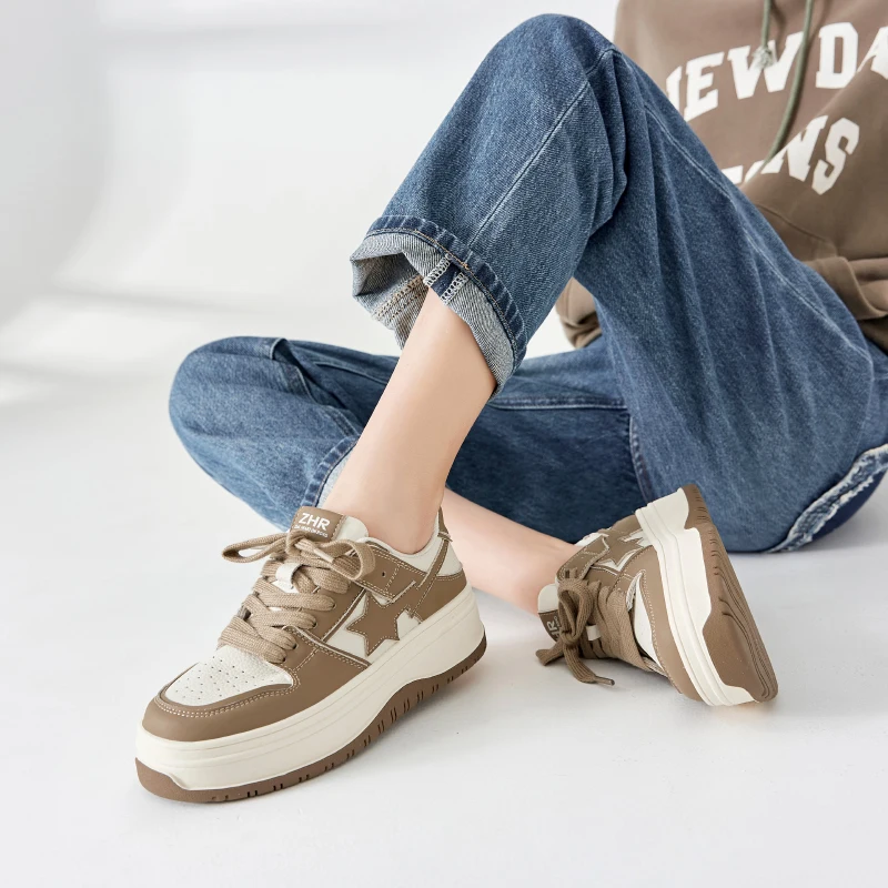 2023 New Sports Sneakers Unisex Air None-Slip Breathable Bapesta Low Outdoor Walking Shoes ZHR-CX13