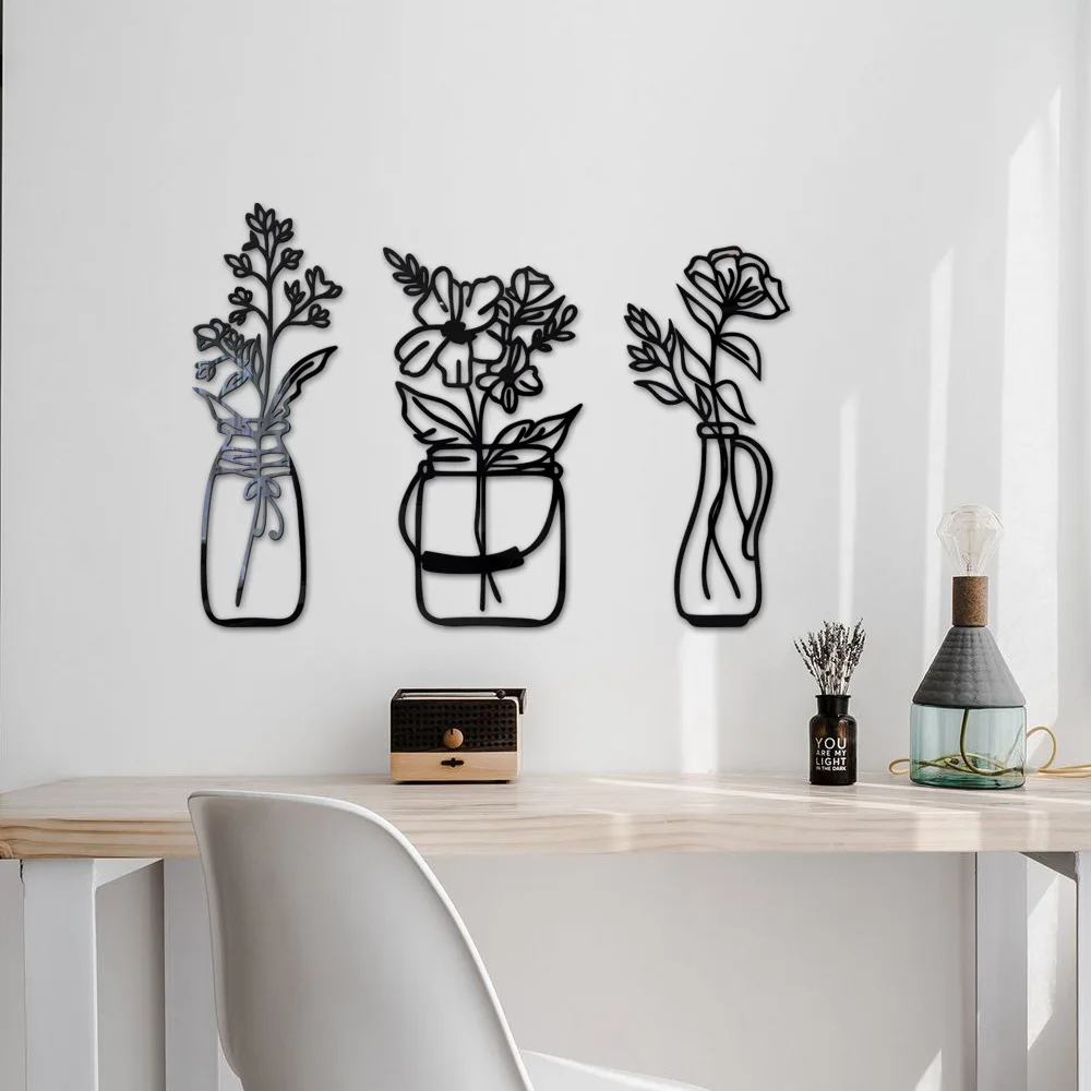 

Home Accessories Acrylic Wall Mirror Stickers Flowers Wallpaper Removable Sticker Mirror Christmas Decoration 2022 Wall Decor