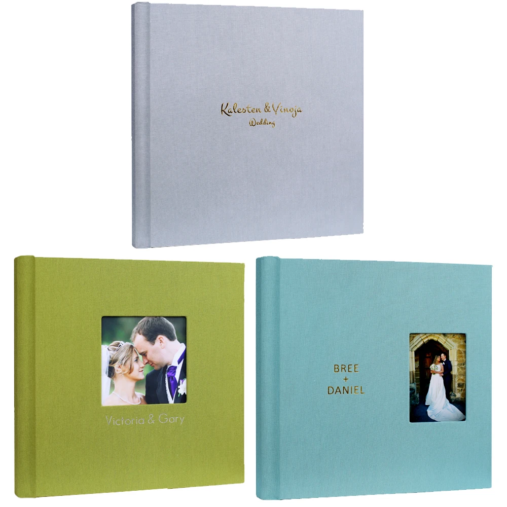 

Linen Cover Wedding Album | Newborn Album