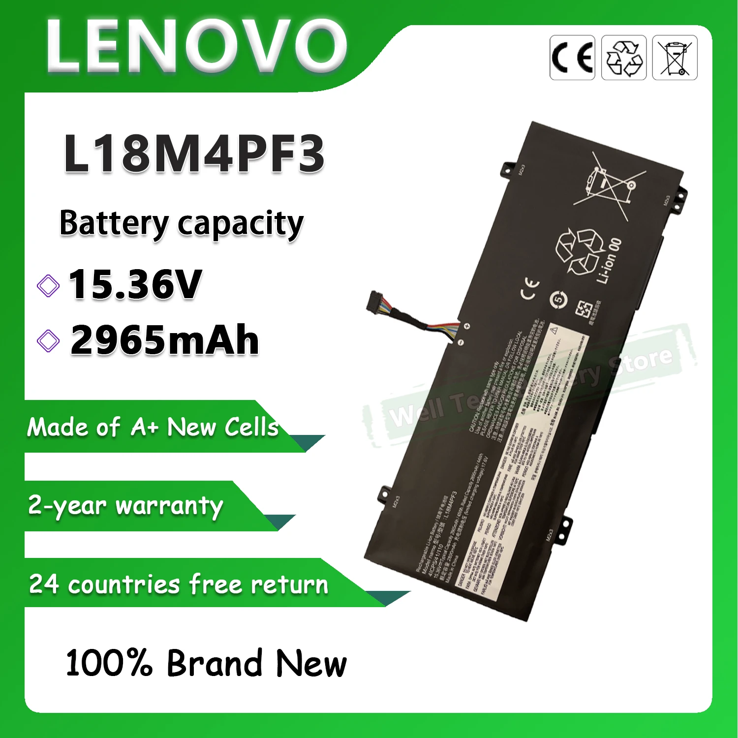 4CELLS L18M4PF3 Аккумулятор для ноутбука LENOVO XIAOXIN air14-2019