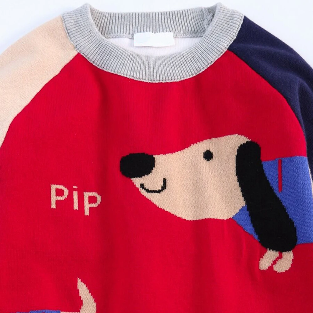 Свитера KISKISSING для маленьких мальчиков и девочек детский пуловер на осень зиму