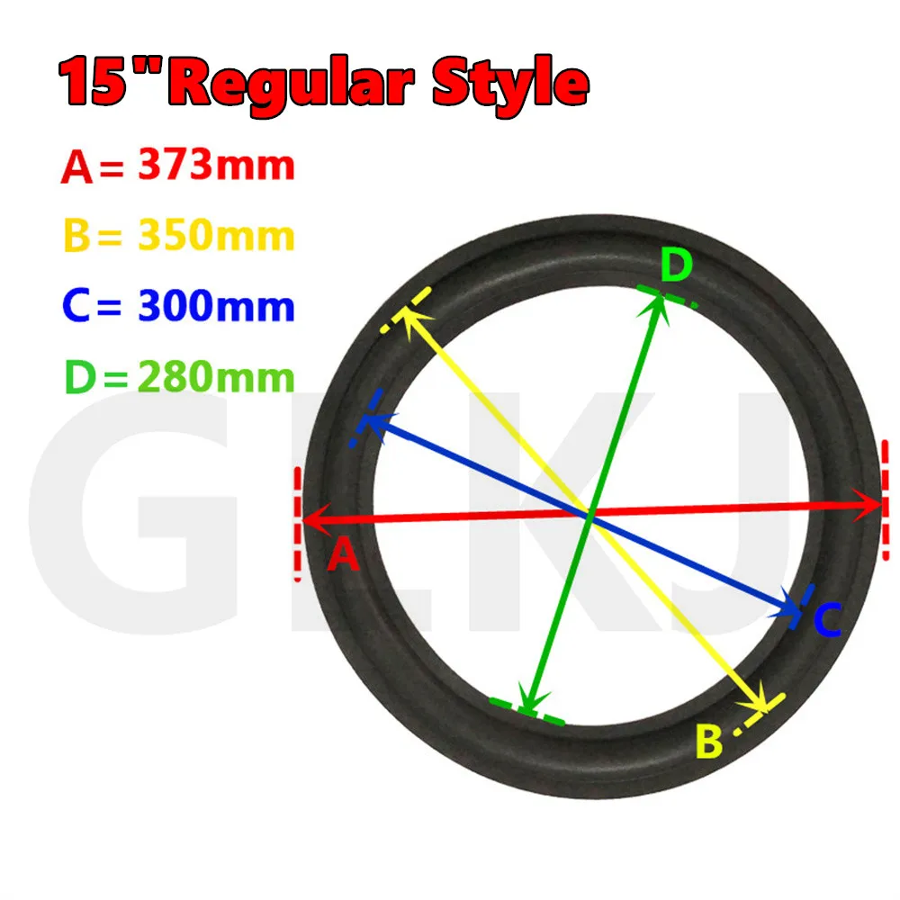 15-дюймовое быстрое складное кольцо сабвуфер динамик диафрагма бусины из